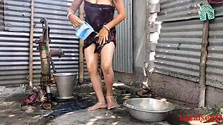 VILLAGE WIFE BANGED OUTDOOR BY HUSBAND'S FRIEND WEBCAM