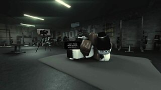 Gym slut fucks roblox bbc monster cock rough now