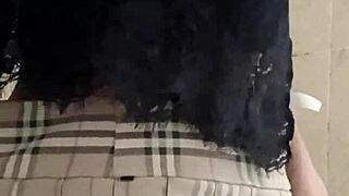 college girl caught stroking wet pussy in shower wanna join?