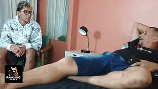 hey son watch me fuck this milf's ass and pussy complete