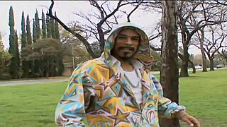 slutty brunette cougar rides huge cock doggystyle on bed