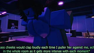 Slutty elf seduces goblin for rough anal creampie roblox rp