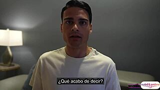 My stepson caught me masturbating as a horny blonde milf in heat.