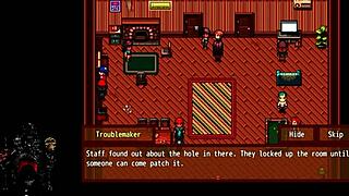 Milf Teen Worship Monster Cock Through Gloryhole in Zombie Retreat