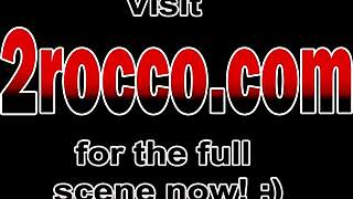 Blonde Hottie SUCKS Two Huge Cocks in Wild Threesome!