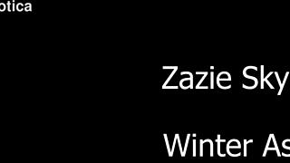 Winter and Zazie Heat Up with Sensual Snow Tribbing