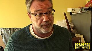 Stockinged Ebony Babe Rides And Deepthroats