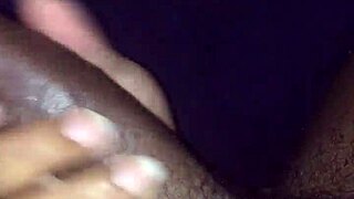 Deepthroat lover gags on sloppy black monster cocks in the hood