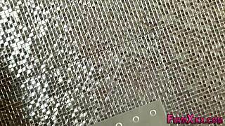 babe bent over takes big cock anal then swallows cum doggystyle