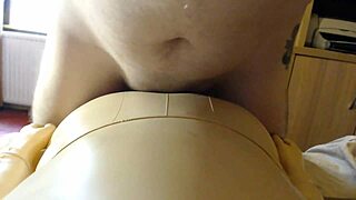 50yo dude pounds old faithful chubby sex doll hard