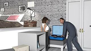 check out the wife next door jerking off that monster cock in a life worth living part 6