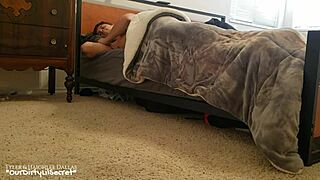 your hot blonde wife gives morning bj staring at my big ass