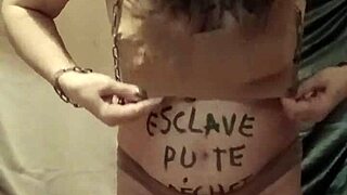 french esclave f's autoseance with punaises, total humiliation tease 😈🔥💥