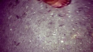 Spying perfect latina prostitute's candid heels and feet in forest