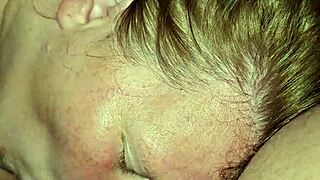 Milf dirty talks while sucking that throbbing cock deep