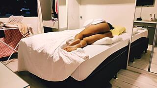 my naughty stepmom's feet tease then i fuck her ass raw till creampie