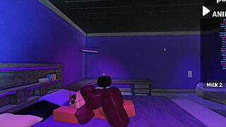 Bent over bimbo takes rough bbc doggystyle pounding.