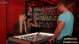 Amateur Femdom Babes In Heels Peg Guy's Asshole With Thick Bottle!