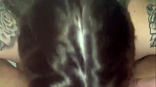 super slut homemade latina throats dick in panties till cum explosion