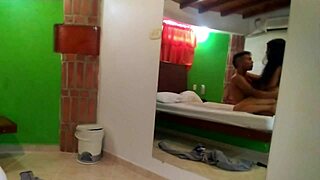 Standing fuck turns reverse missionary then amazon rough pounding!