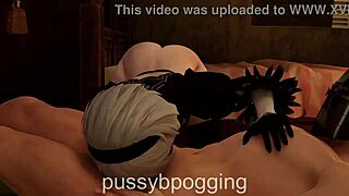 She takes that huge monster cock deep in her big ass.