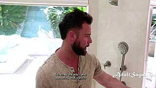 handyman gets horny erotic nuru oiled massage cowgirl ride from jewel diamant