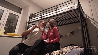 Street Pickup Bareback Slammed in College Dorm