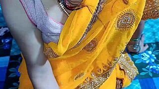 Newlywed Indian bride's tight pussy creampied anal in bedroom dirty Hindi talk