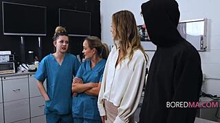 Boss lady misses stranger's sneaky deep thrusts boredma