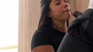 Wanna see me suck stepdad's BBC deep? Amateur couple Nysdel