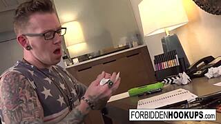 Riley picks up her step-brother for a wild hardcore fuck and facial cumshot