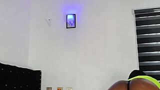 bbw ebony milf oils up fat ass and shakes it wild mara exotic 🍑✨💦