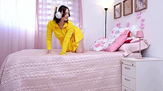 akina asmus' teen asshole gapes wide on huge cock for first anal fantasy part 1