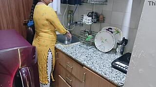 Hey, what if I caught my horny stepmom bending over in the kitchen?