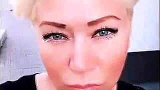 dirty mature wife fingers shaved pussy and squirts on webcam for neighbors like a total whore