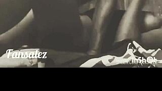 stepsis shares my bed with her tight pussy on big black cock