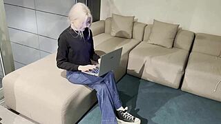 Angry daddy roughly assfucks screaming skinny teen tik tok girl doggystyle creampie moans!