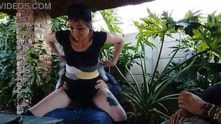 whoa babe with small waist and tattoos fingers plump ass with banana 🍌💦 wait what?!