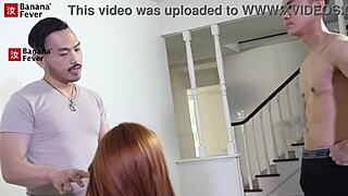 Two Asian Masseurs Give Ginger Double Happy Ending Massage Holes Penetration Banana Fever Otouch!