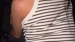 damn, fucking this hot skinny big ass latina while she chats with her cuck boyfriend on phone!