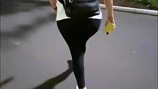 flashing ass in store got me so horny masturbated restroom fingering panties