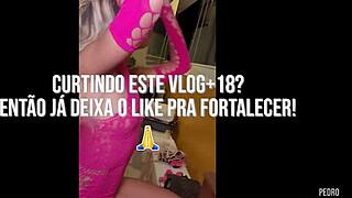 nathy sininho's that athletic brazilian slut flashing her tight pussy