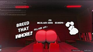 Cheating bitch takes her very first big black cock pounding.