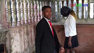 man that church site check turned into wild doggystyle banging right there