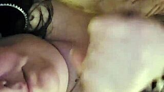 Horny Fat Wife Gobbles Cock Deepthroat in Homemade Slut Suck!