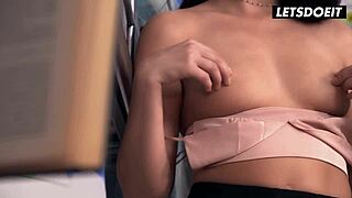 Katy Rose Sucks and Rides BBC Roommate in Wild Interracial Fuck