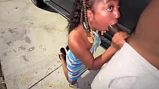 trucker married slut sucks dick in lot like truck stop whore