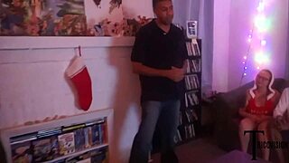 bbw christmas orgy turns into a wild homemade party with big tits and curves 🎄👯