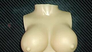 a dolly's tiny vagina hurts but she loves my cock inside during desk fuck