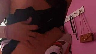 Amateur Babe Heats Up On TikTok Masturbates Hard In Bedroom